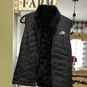The North Face Black Quilted Vest
